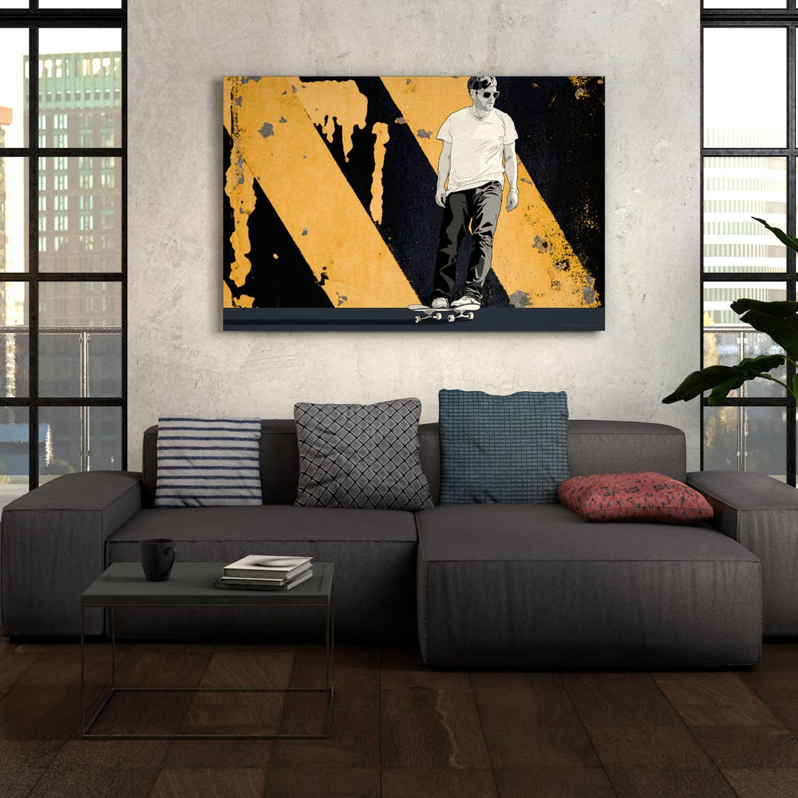 Artist. Piotr Paneczko. Artwork from Street Art for Home Collection. Working technique is Mixed Media. Illustration and composing. Original Fine Art Print. Limited editions. Signed.