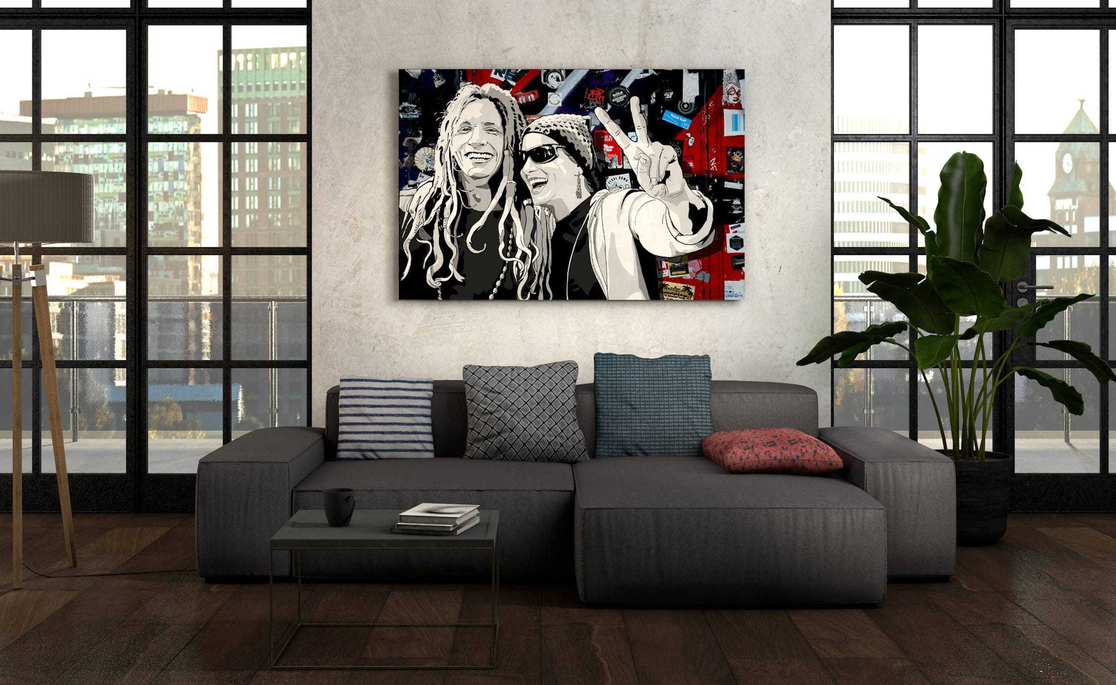 Artist. Piotr Paneczko. Artwork from Street Art for Home Collection. Working technique is Mixed Media. Illustration and composing. Original Fine Art Print. Limited editions. Signed.