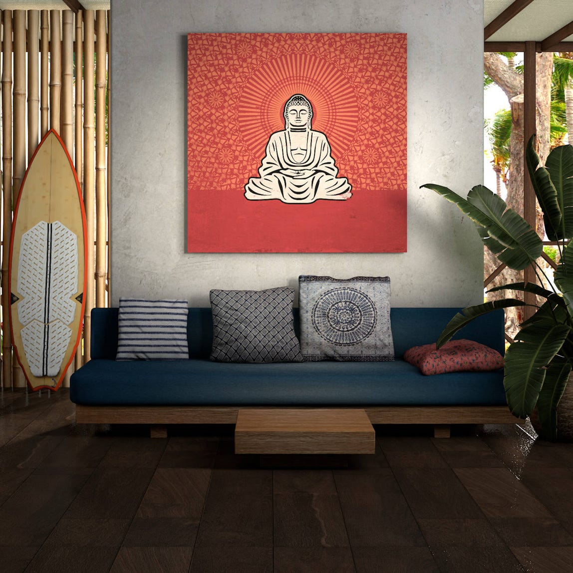 Artist. Piotr Paneczko. Artwork from Curf Culture collection (Surf Art). Working technique is Mixed Media. Illustration and composing. Original Fine Art Print. Limited editions. Signed.