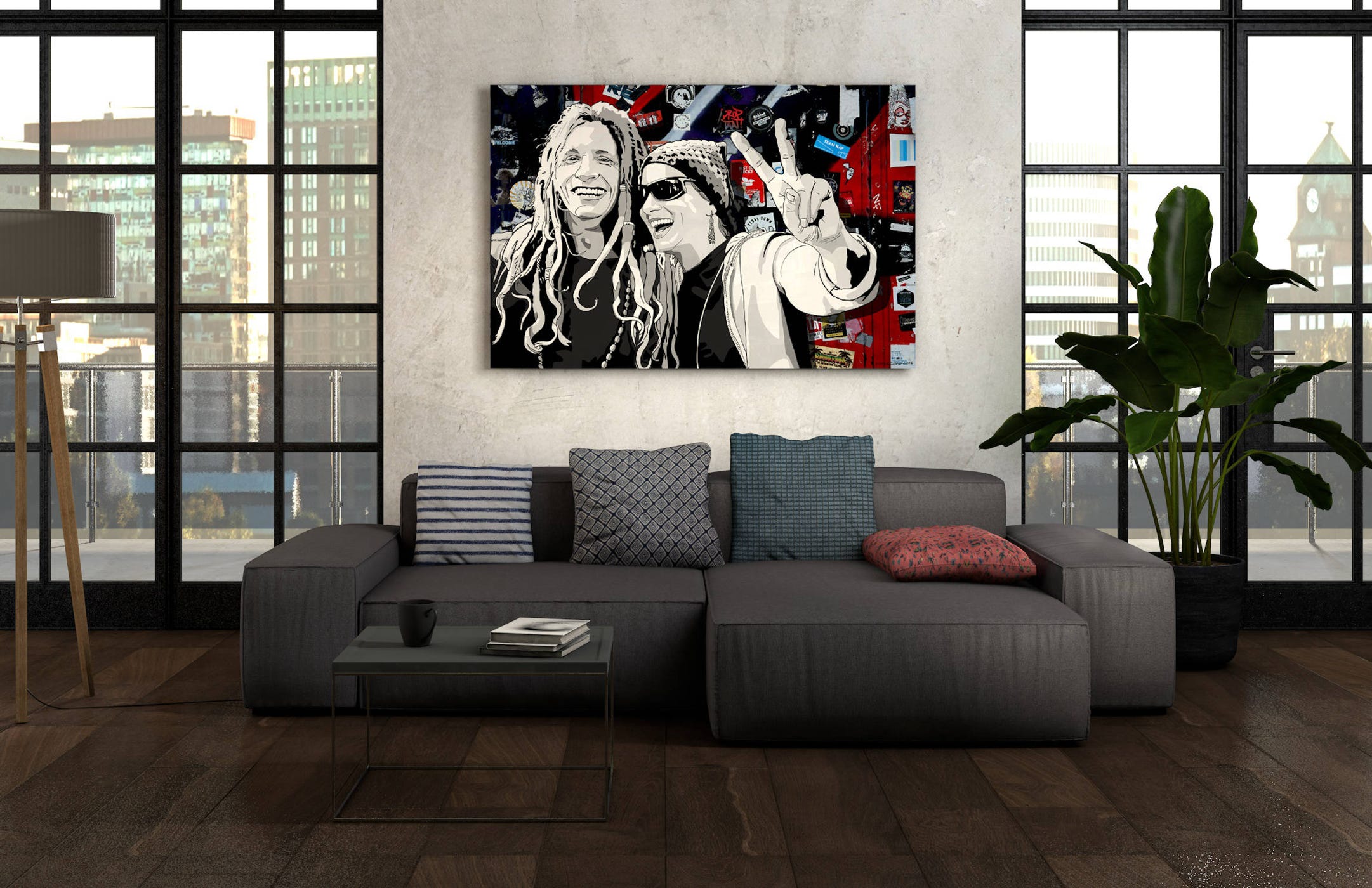 Artist. Piotr Paneczko. Artwork from Street Art for Home Collection. Working technique is Mixed Media. Illustration and composing. Original Fine Art Print. Limited editions. Signed.